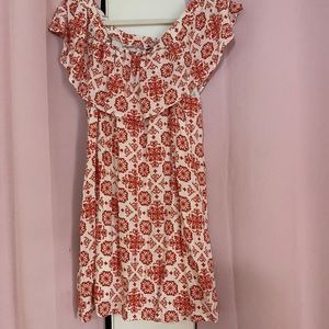 Off the shoulder dress